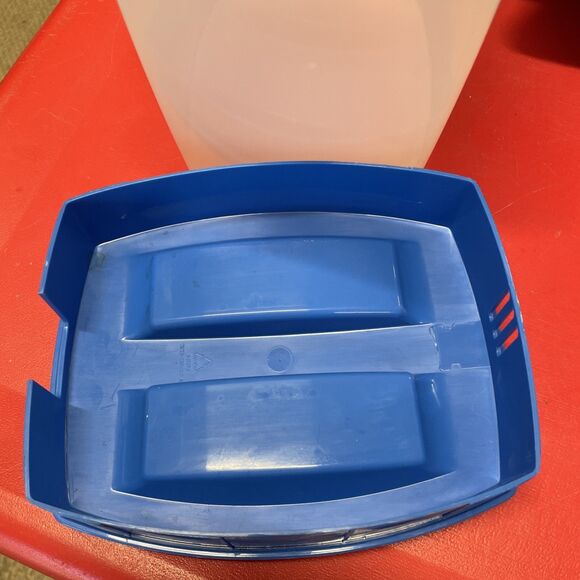 Mr Coffee Iced Tea Maker 3 Quart Replacement Blue Rectangular Pitcher Only TM75 - Picture 6 of 6